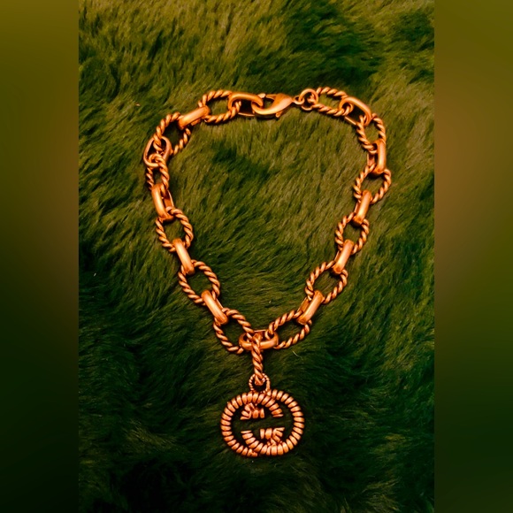 Stunning Vintage Gucci Thick Rope Chainlink GG bracelet - Picture 1 of 5